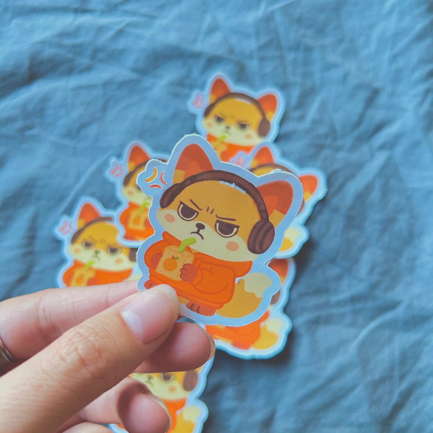 Angry Fox Sticker