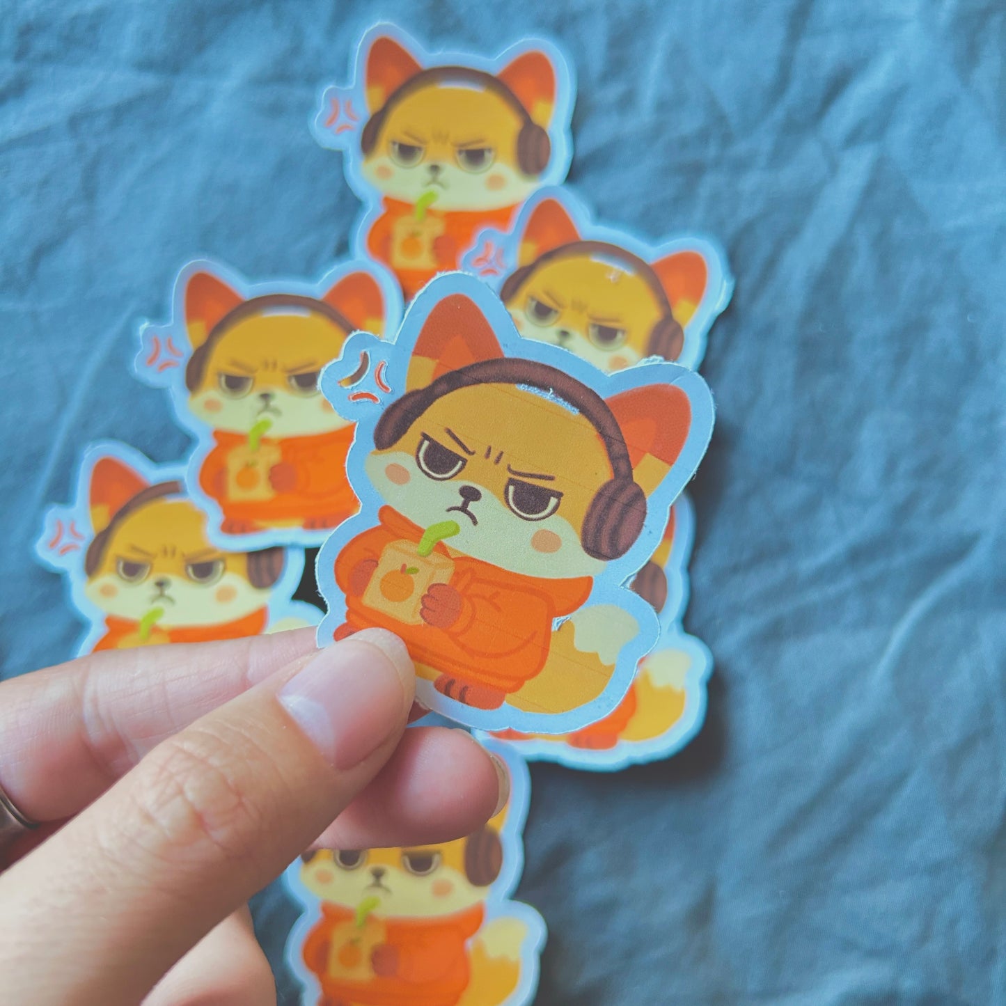 Angry Fox Sticker